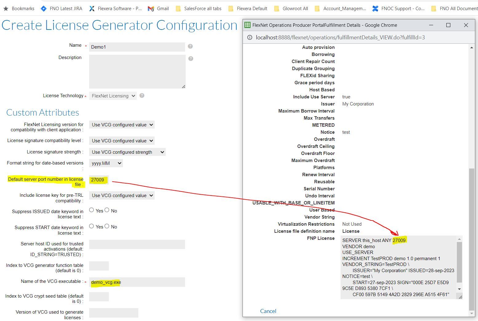 How to set default license server port.JPG