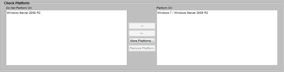 Check Platform Expression Example