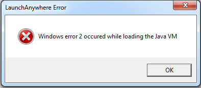LaunchAnywhere launcher error