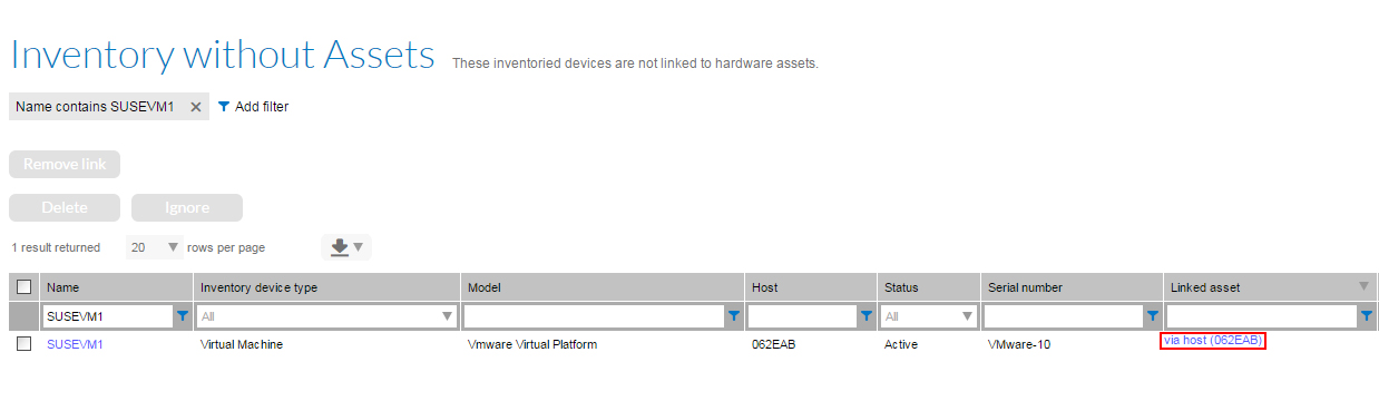 Inventory Without Assets