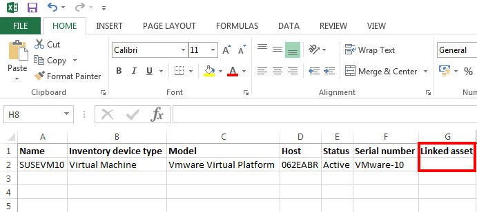 Linked Asset Blank