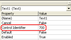 Control Identifier