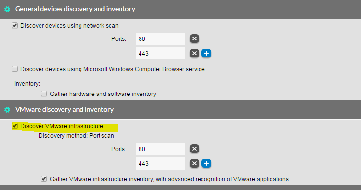 VMWare VCenter Step 2 - Discovering the VMware SDK using the IP Address
