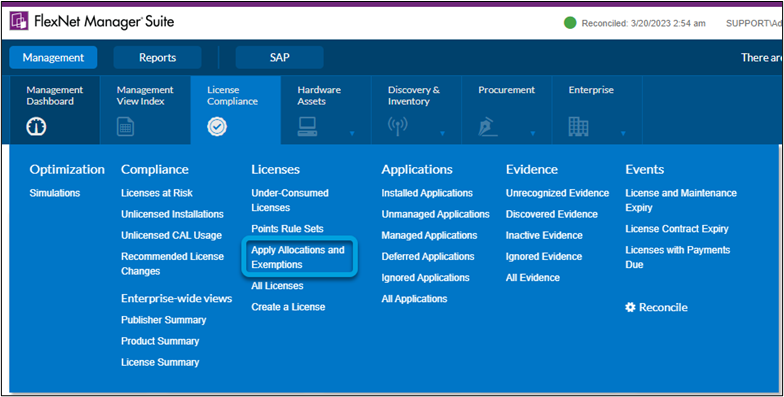 lic com - apply allocations and exempt.png