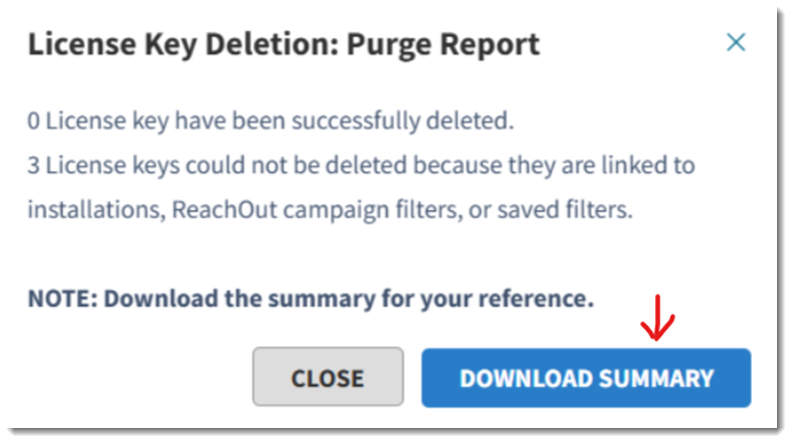 Purge Report