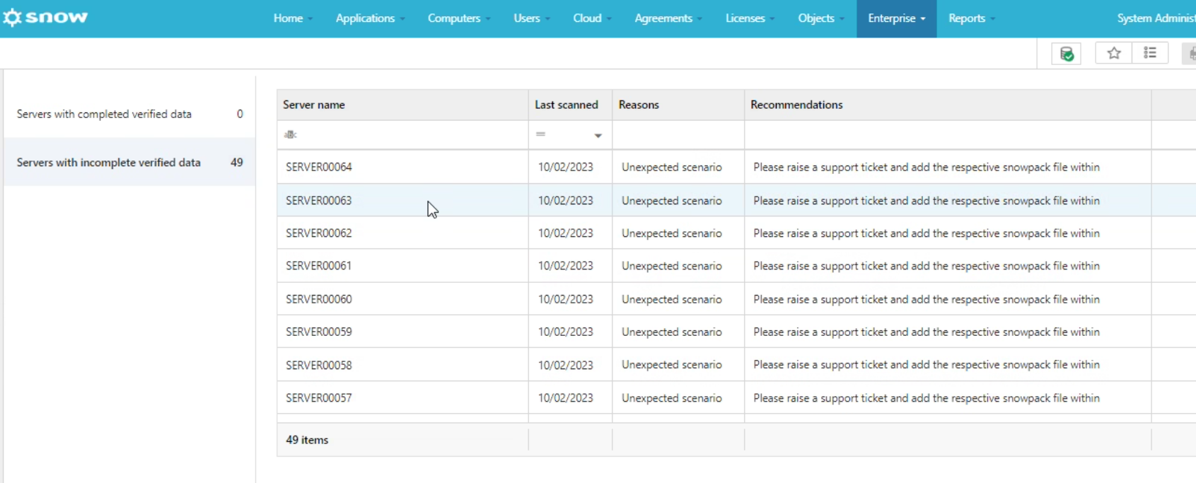 oracle servers messages
