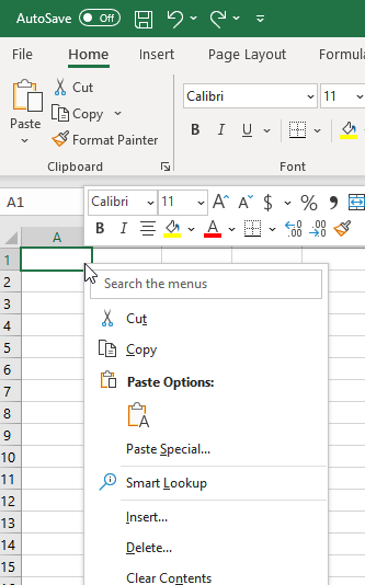 Paste the query results to Microsoft Excel sheet