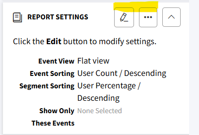 Report Settings Button