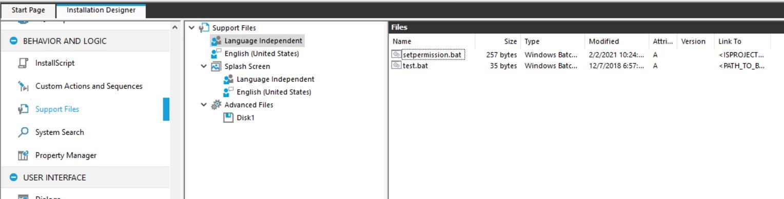 Adding files to supportfiles.JPG